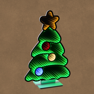 Kerstboom multicolour 240l h60cm