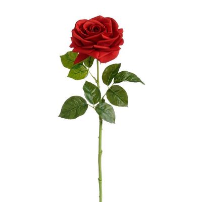Rose rouge real touch l65cm