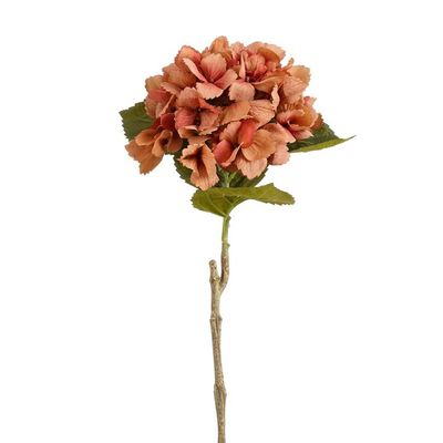 Hortensia orange real touch l63cm