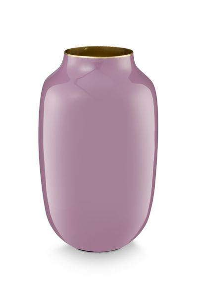 Vase ovale en métal 30 cm