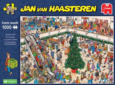 Puzzel christmas mall 1000 stuks