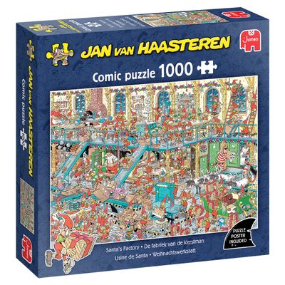 Puzzel xms jvh santa's factory 1000