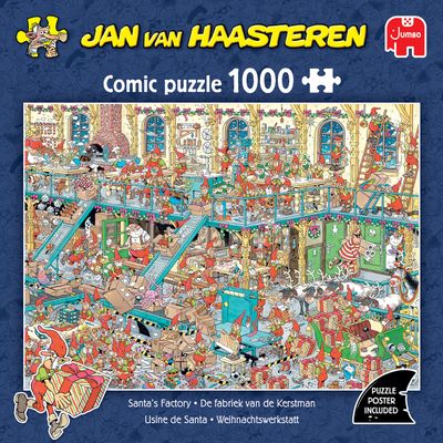 Puzzel xms jvh santa's factory 1000
