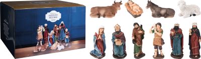 Kerststal figuren 10sts