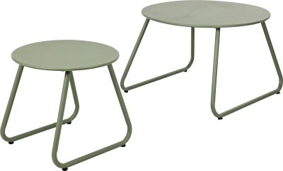 Set van 2 bijzettafels groen