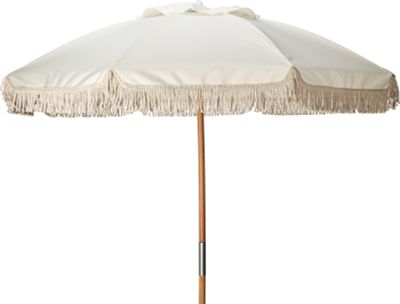 Parasol en bois creme