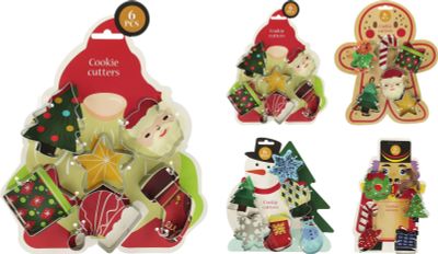 Set van 6 uitsteekvormpjes 