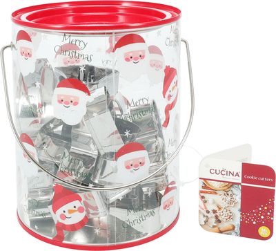 Set van 16 uitsteekvormpjes 