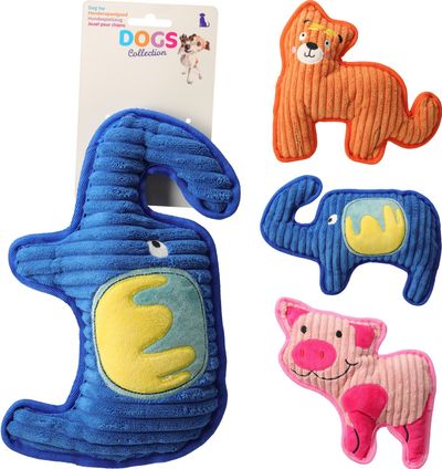 Hondenspeelgoed pluche 3ass 