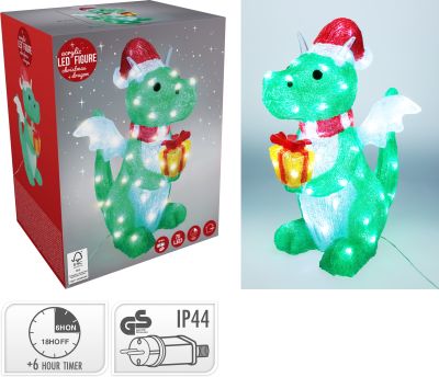 Draak 495mm met wit led