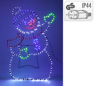 Sneeuwpop 79cm 246 led