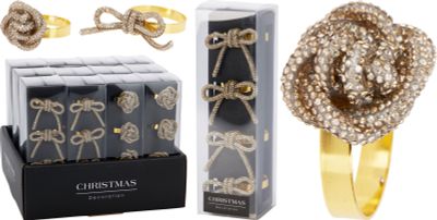 Rond de serviette set de 4 pièces