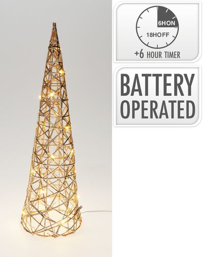 Piramide 40cm met led