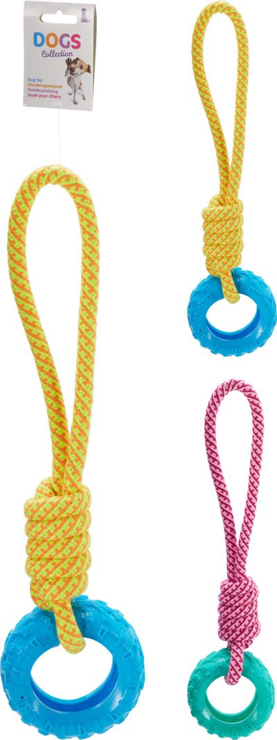 Hondenspeelgoed met touw 