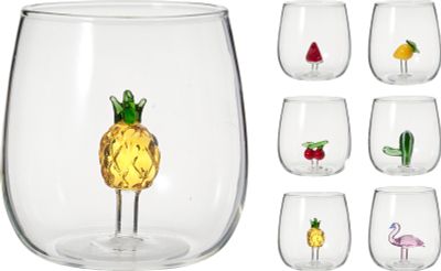 Drinkglas met decoratie