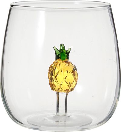 Verre avec décoration