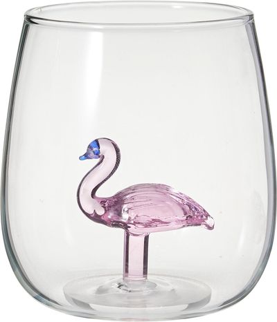 Verre avec décoration