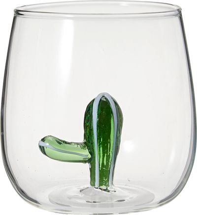 Verre avec décoration