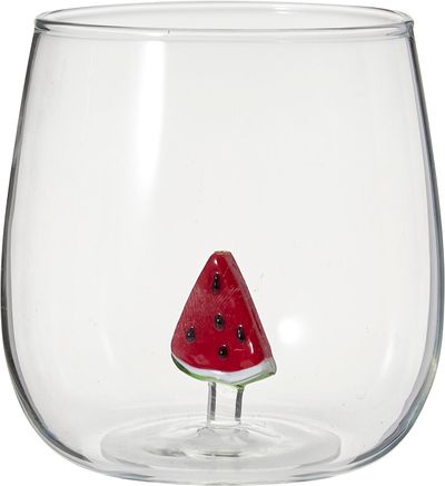 Verre avec décoration