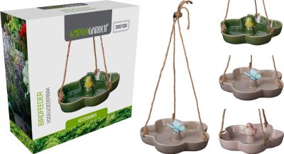 Vogel voerbak bloemvorm 