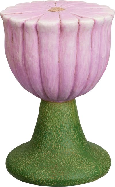 Bijzettafel bloem paars