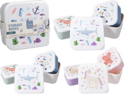 Boîte de rangement set de 3 pièces