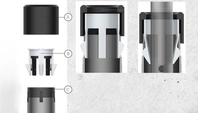 Ceramica parasolvoet sandstone