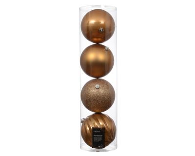 Kerstballen set van 4 stuks