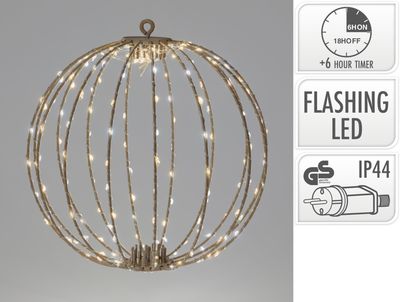 Bal 30cm 192led flashing taupe