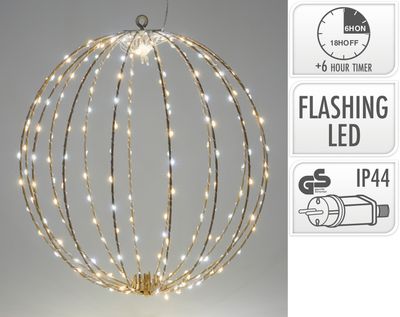 Bal 40cm 240led flashing taupe