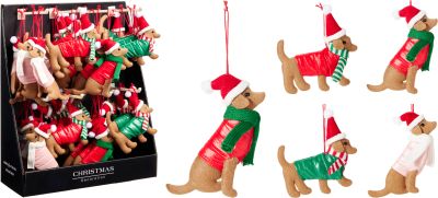 Hond hangdeco 12cm