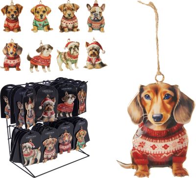 Hond hangdeco 10cm