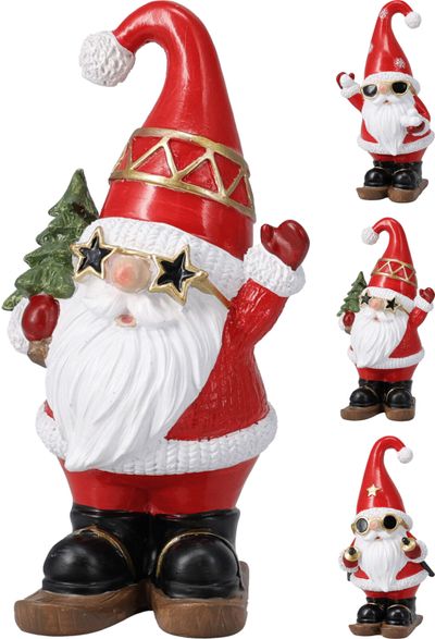 Kerstman met zonnebril