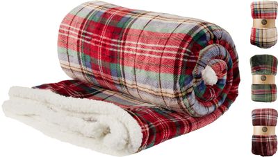 Plaid 200x150cm ruit 