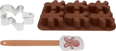 Bakset 3 delig gingerbread man