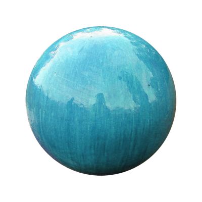 Decoratieve bol geglazuurd oceaanblauw