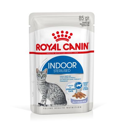 Nourriture humide pour chats fhn indoor jelly 85g 