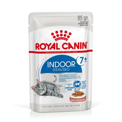 Nourriture humide pour chats fhn indoor 7+ gravy 85g