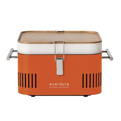 Cube Barbecue au charbon, orange