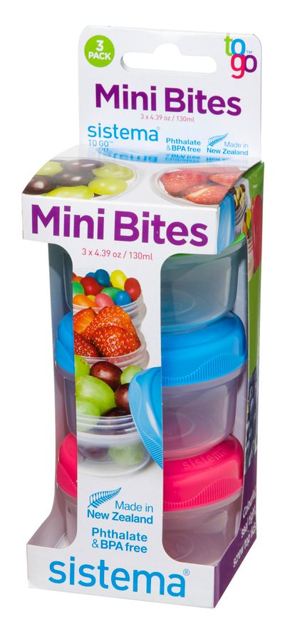 SNACKDOOS (3) MINI BITES 130ML