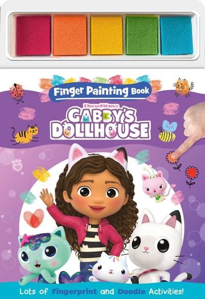 Gabby's dollhouse finger painting