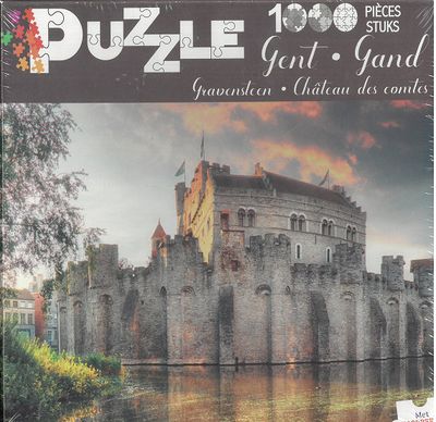 Puzzle 1000 stuks Gent/Gand - Gravensteen/Château des comtes