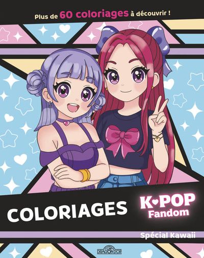 K-pop fandom - coloriages spécial kawaii