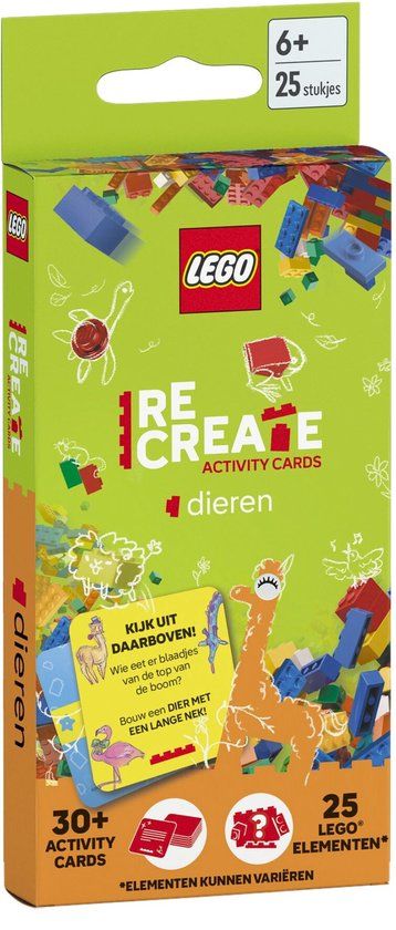 Lego recreate activity cards: dieren