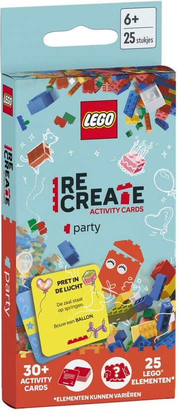 Lego recreate activity cards: party