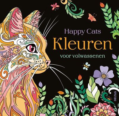 Happy cats - kleuren voor volwassenen