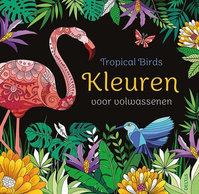 Tropical birds kleuren voor volwassenen
