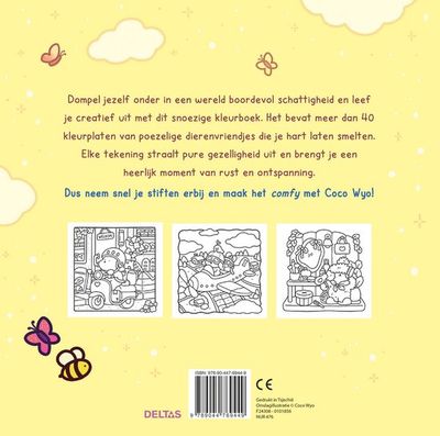 Cute & comfy kleurboek coco wyo