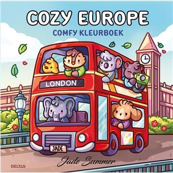 Cozy europe - comfy kleurboek jade summer