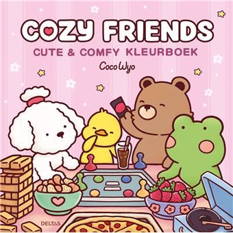 Cozy friends cute &amp; comfy kleurboek coco wyo